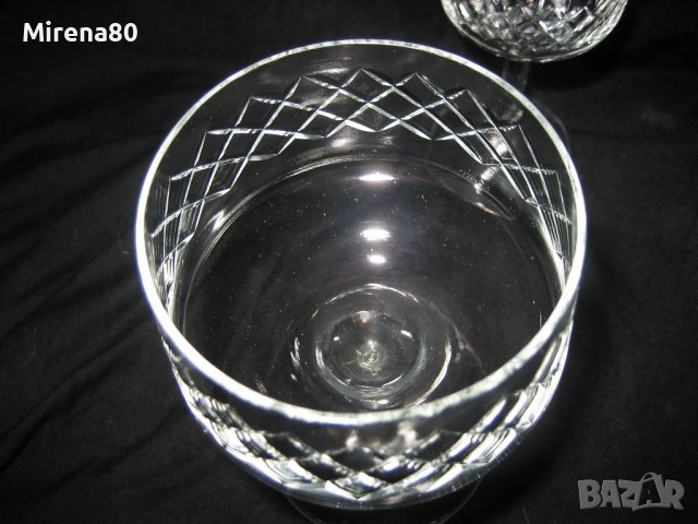 Български кристални чаши - 4 налични !, снимка 4 - Сервизи - 42380776