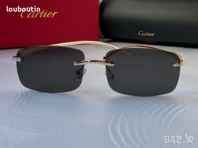 Cartier мъжки дамски  слънчеви очила с пантера унисекс, снимка 7 - Слънчеви и диоптрични очила - 52915454