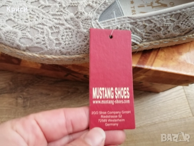 Еспадрили  Mustang , снимка 3 - Дамски елегантни обувки - 52635424