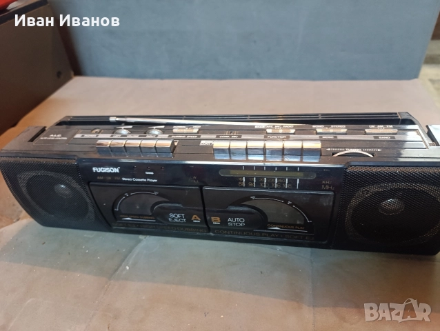 Ретро касетофон FUGISON MI-27 – двоен касетник