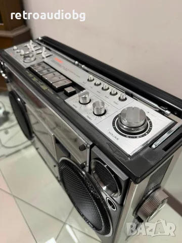 🔈Рядък колекционерски радиокасетофон Sanyo M 9994K - Boombox - профилактиран🔈, снимка 6 - Радиокасетофони, транзистори - 56153761