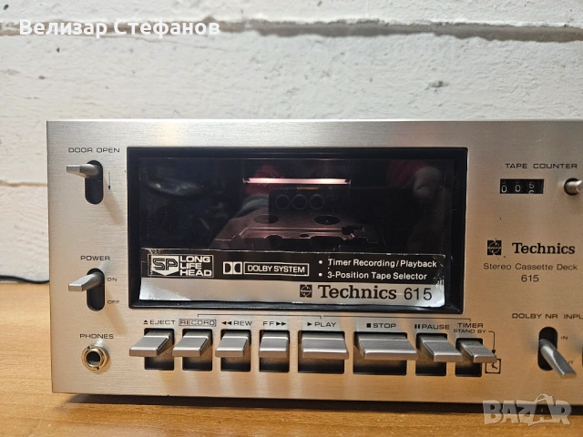 Technics RS-615US Vintage Cassette Deck , снимка 2 - Декове - 53849039