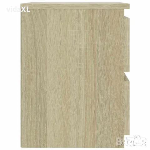 vidaXL Нощни шкафчета, дъб сонома, 2 бр, 30x30x40 см, инженерно дърво, снимка 5 - Шкафове - 56147695