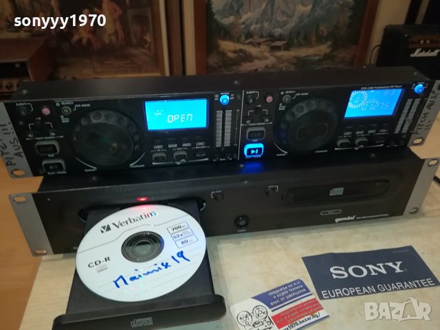 GEMINI X2 CD DJ PLAYER 0209231800LNV, снимка 5 - Ресийвъри, усилватели, смесителни пултове - 42057785