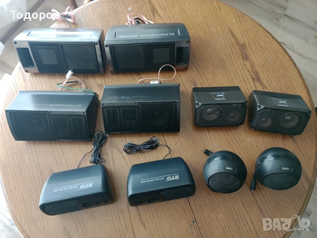 PioneerTS X25,TS X 3,Rto ,Aciko Sound 2000ретро авто тонколони 
