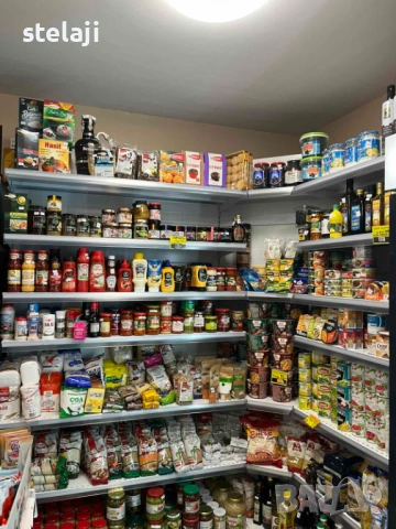 Търговско оборудване за хранителен магазин - стелажи, кошници, колички, снимка 10 - Стелажи и щандове - 49451376