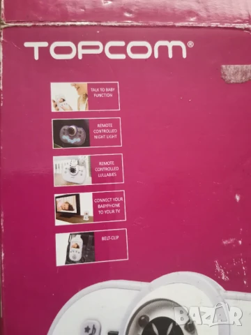 Видео бебефон TOPCOM Babyviewer 4100, снимка 4 - Бебефони - 51413221