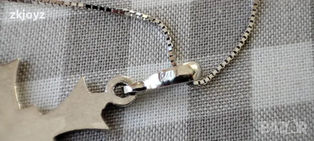 СРЕБЪРНА ВИСУЛКА- КРЪСТ  2.14 грама /ПРОБА 925, снимка 5 - Колиета, медальони, синджири - 48654590