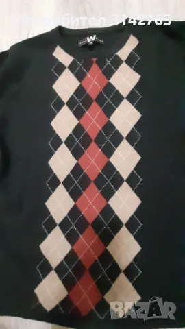 Дамски пуловер от лаймска вълна. , снимка 4 - Блузи с дълъг ръкав и пуловери - 47469468