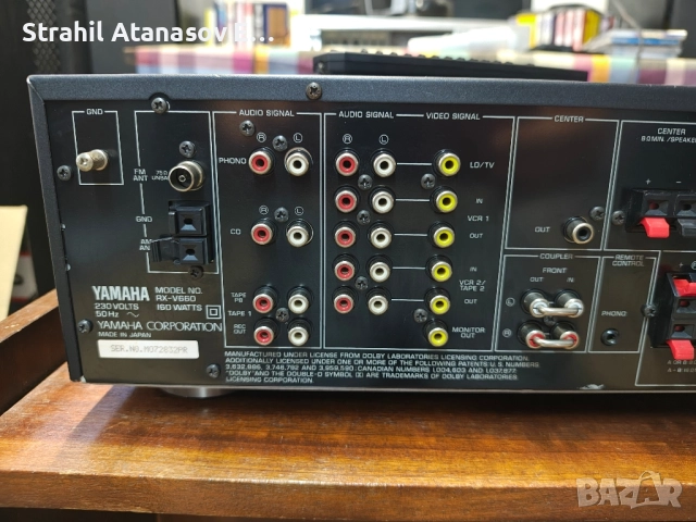 Yamaha RX-V660 RDS - Ресивър , снимка 12 - Ресийвъри, усилватели, смесителни пултове - 51698213