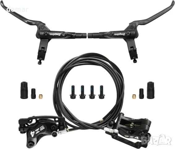 Хидравличен спирачен комплект 4-порков за e-bike/e-scooter, 850/1600 мм