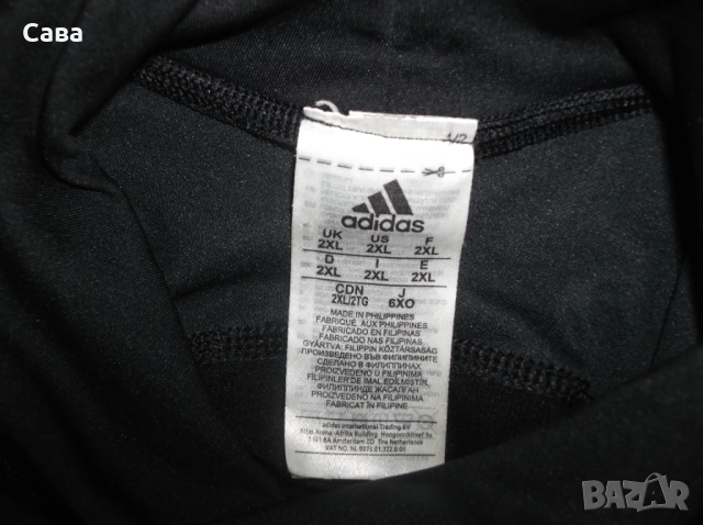 Блуза ADIDAS  мъжка,ХЛ, снимка 3 - Спортни дрехи, екипи - 53489007