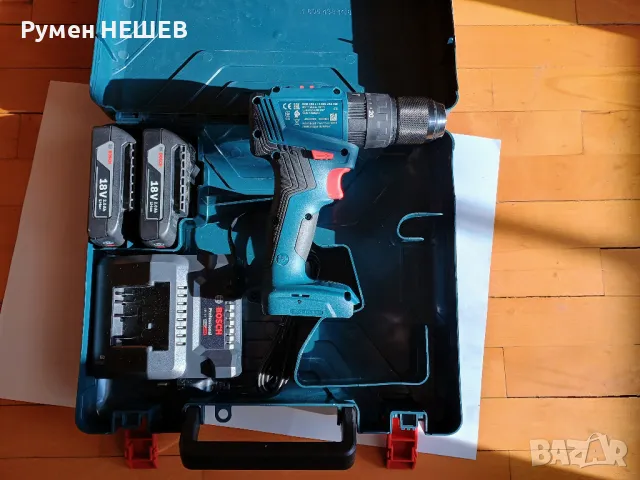Акумулаторен ударен винтоверт Bosch Professional GSB 185-LI, снимка 2 - Винтоверти - 50435301