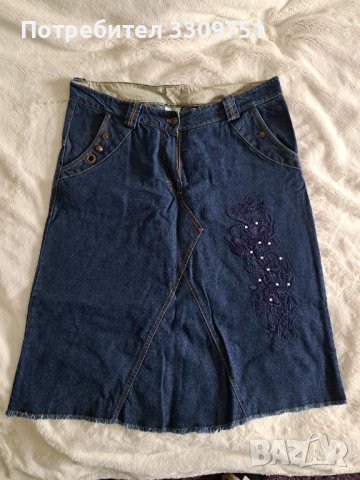 Дамска дънкова пола, снимка 1