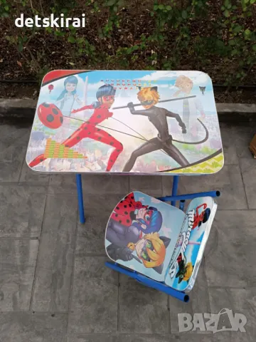 Сгъваем стол + маса Различни модели, снимка 2 - Мебели за детската стая - 49444423