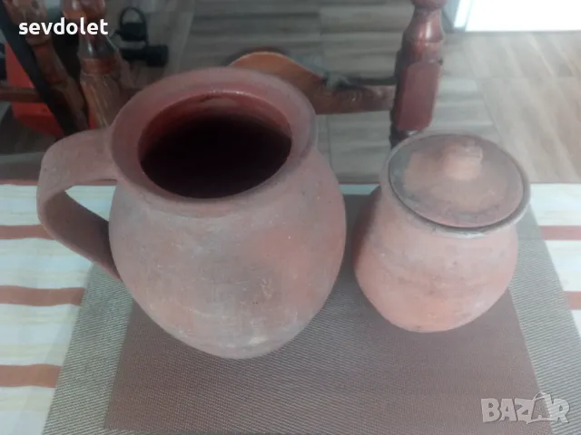 Два стилни,антикварни съда.Керамика.Цената е за двата., снимка 5 - Други ценни предмети - 46565148