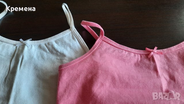 детски потничета за момиче, ръст 134/140см, 9 броя-16лв, снимка 12 - Детско бельо и бански  - 41657719