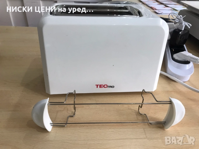 Тостер Tectro 750w, снимка 2 - Тостери - 51688062