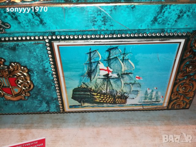 МЕТАЛНА КУТИЯ С КОРАБИ ОТ ФРАНЦИЯ 1202221933, снимка 8 - Антикварни и старинни предмети - 35767267