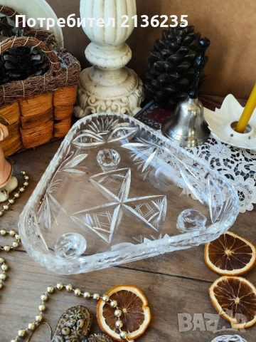 Кристална кипа, снимка 9 - Сервизи - 52632598