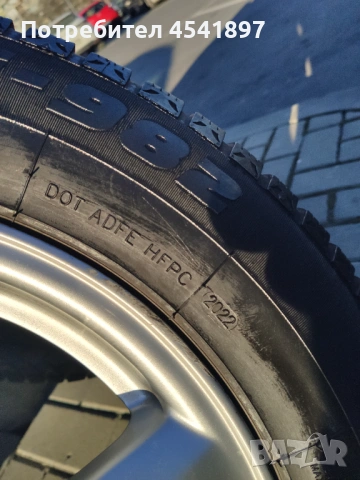 16" джанти 5x114.3 + зимни гуми 215/65R16 DOT2022 Honda CR-V, снимка 7 - Гуми и джанти - 53762606