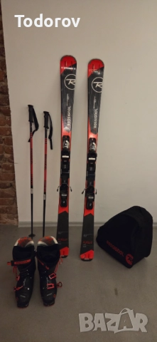 Комплект Ски, ски обувки и щеки Rossignol, снимка 2 - Зимни спортове - 52798948