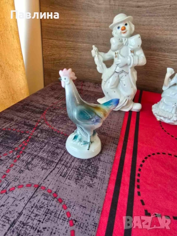 Порцеланова фигура клоун, снимка 5 - Статуетки - 51772583