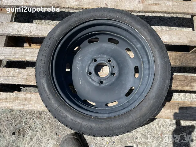 15 резервна джанта Патерица 5х112 MINI Cooper Continental 115/70/15, снимка 6 - Гуми и джанти - 50090404