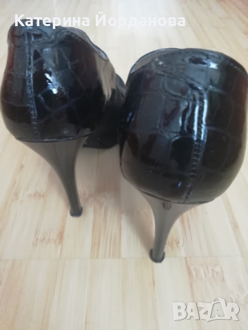 Официални черни обувки, снимка 4 - Дамски елегантни обувки - 44713084