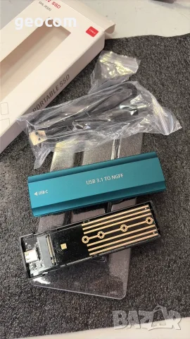 Кутия M.2 S-ATA/NGFF SHL-R320 USB-C 3.1, снимка 3 - Други - 55705896