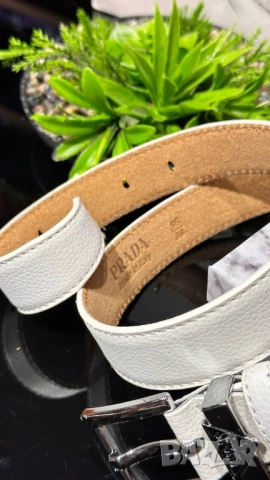 колани от естествена кожа в кутия prada, снимка 5 - Колани - 51677774