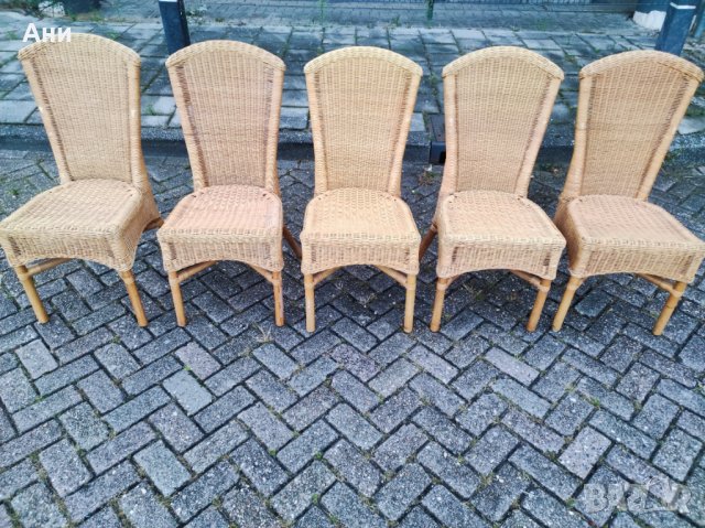 Ратанови столове внос Холандия, снимка 1 - Столове - 33986819