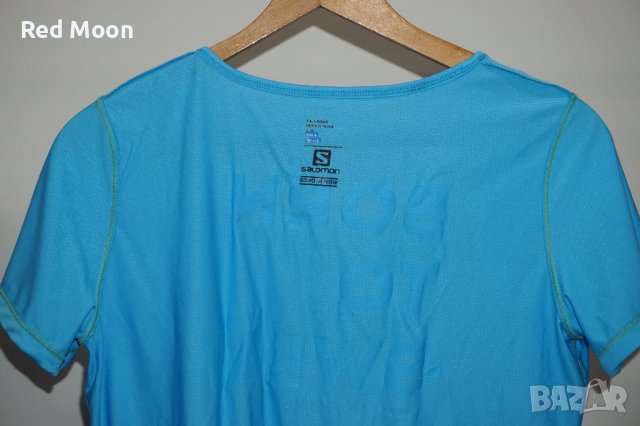 Дамска Спортна Тениска Salomon Born To Sweat Размер L, снимка 14 - Тениски - 42193508