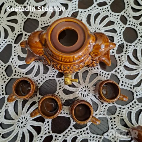 Декоративен ракиен сервиз, снимка 3 - Сервизи - 49871072