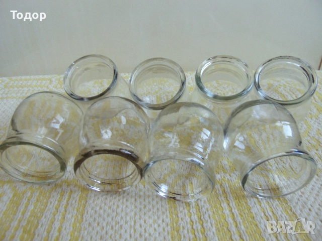 Стари стъклени вендузи, снимка 5 - Масажори - 53801724