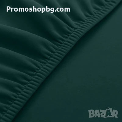 Еластични Калъфи за столове - Комплект 6 броя, тъмно зелени, снимка 6 - Други - 51097727