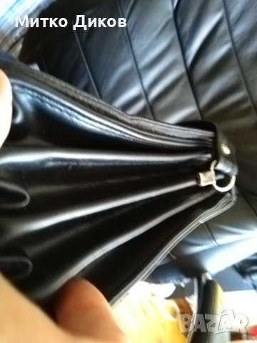 Чанта кожена през рамо женска с 5 прегради с цип 270х215х130мм, снимка 7 - Чанти - 41937157