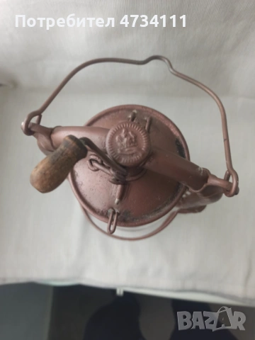 Старинен немски фенер FEUERHAND 323 vintage оригинал“, снимка 4 - Антикварни и старинни предмети - 53430421