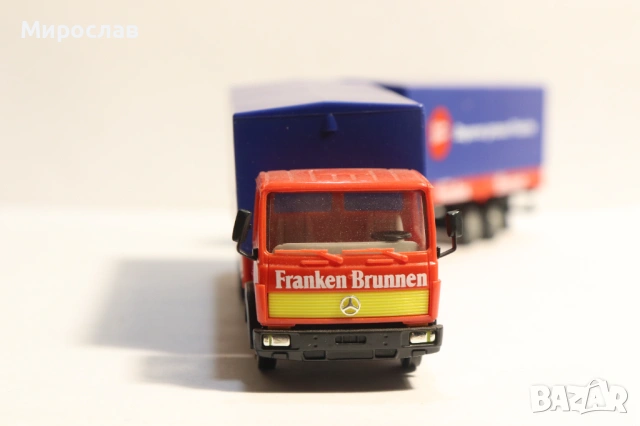 HERPA H0 1/87 MERCEDES 814 817 РЕМАРКЕ МОДЕЛ КАМИОН, снимка 4 - Колекции - 53378006
