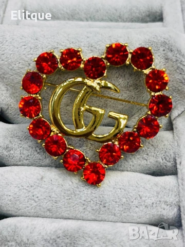 брошка от висококачествена стомана Christian Dior loewe Louis Vuitton wang Gucci , снимка 5 - Други - 53058385