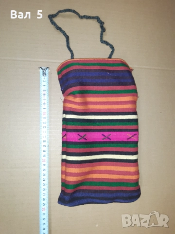 Красива овчарска , коледарска торбичка , торба . Носия, снимка 3 - Антикварни и старинни предмети - 52616180