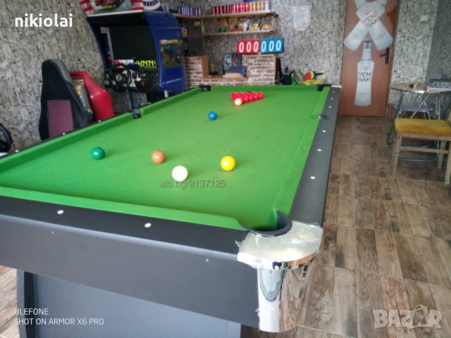 2 в 1  Билярд и снукър 8 фута чисто нов snooker | 8 FT |, снимка 2 - Други игри - 42978020