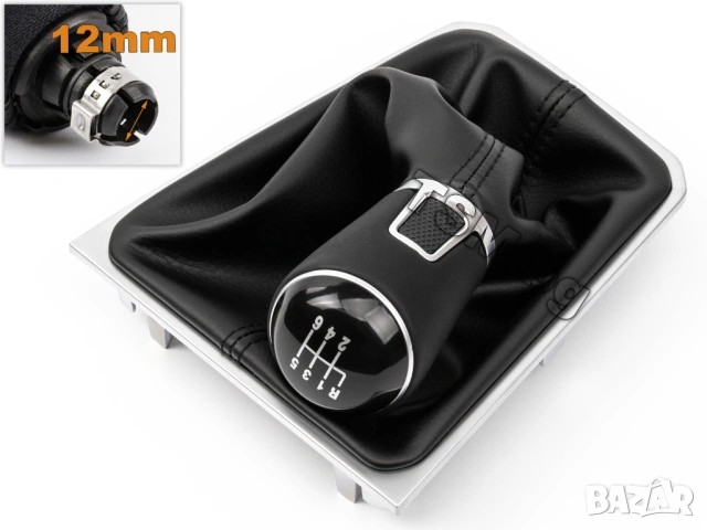 КОЖЕНА ТОПКА за СКОРОСТЕН ЛОСТ С МАНШОН И РАМКА за VW PASSAT B8 3G Alltrack ARTEON ПАСАТ Б8 АРТЕОН, снимка 2 - Аксесоари и консумативи - 53510350