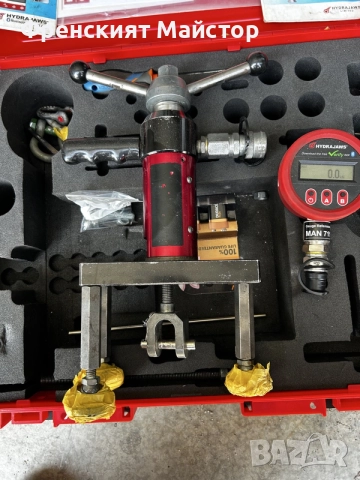Професионален хидравличен тестер за анкери Hydrajaws 2000 Model + Bluetooth дигитален манометър, снимка 2 - Други машини и части - 56086446
