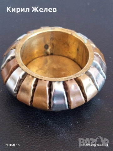 Красива месингова кутия сувенир от Индия за КОЛЕКЦИЯ ДЕКОРАЦИЯ 47296, снимка 2 - Други ценни предмети - 51759102