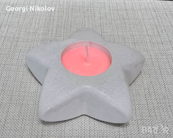 Свещи и свещници ръчна изработка, снимка 11 - Други - 52139728