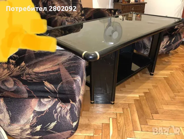 Продавам комплект мебели: маса, фотьойл и 2 табуретки – 159.99 лв, снимка 2 - Други - 50261364
