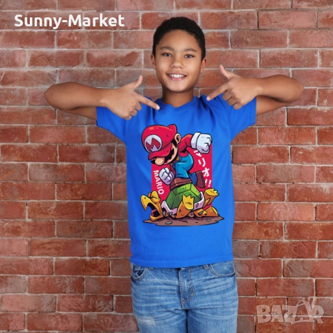 SUPER MARIO детски блузи и тениски Супер МАРИО, снимка 7 - Детски Блузи и туники - 53584403