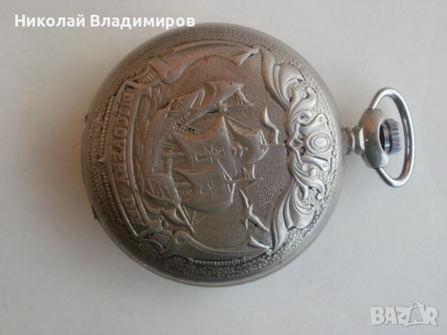 Молния рядък модел руски джобен часовник, снимка 3 - Джобни - 52201416