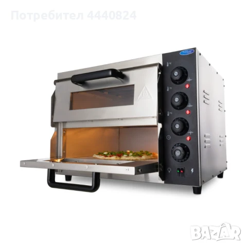 Професионална фурна за пици 42x42 см – Компактна, мощна и създадена за успех, снимка 2 - Обзавеждане на кухня - 50680851